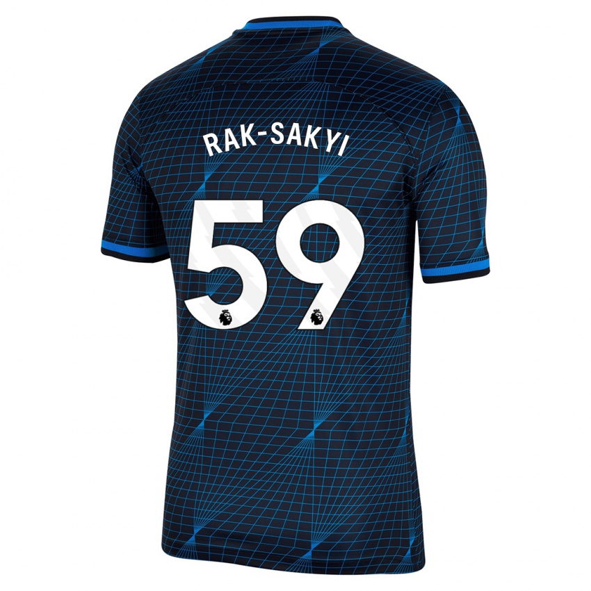 Dames Sam Rak-Sakyi #59 Donkerblauw Uitshirt Uittenue 2023/24 T-Shirt
