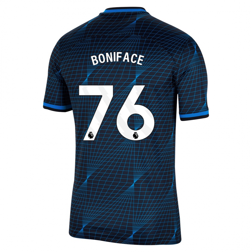 Dames Somto Boniface #76 Donkerblauw Uitshirt Uittenue 2023/24 T-Shirt