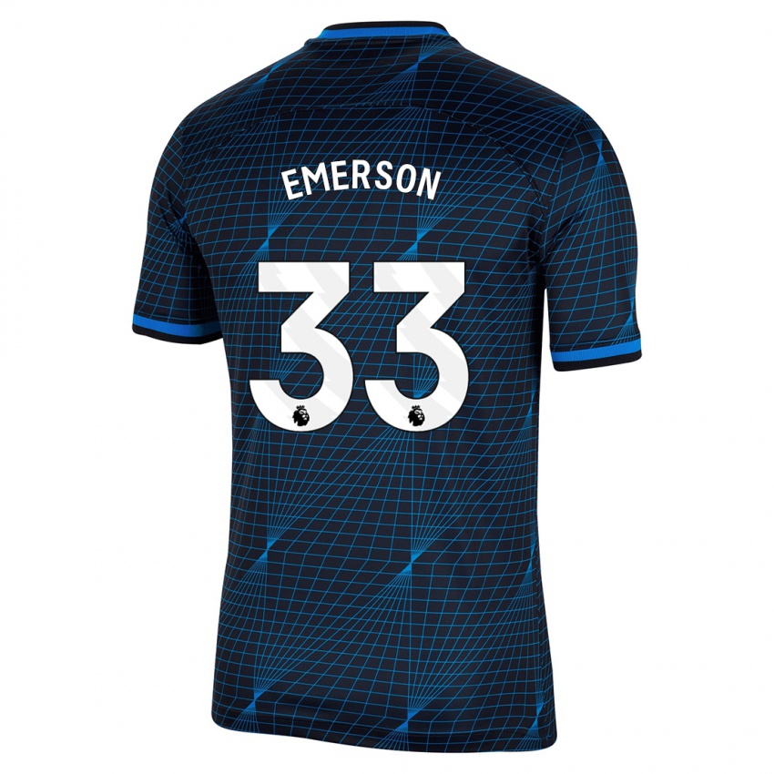 Dames Emerson #33 Donkerblauw Uitshirt Uittenue 2023/24 T-Shirt