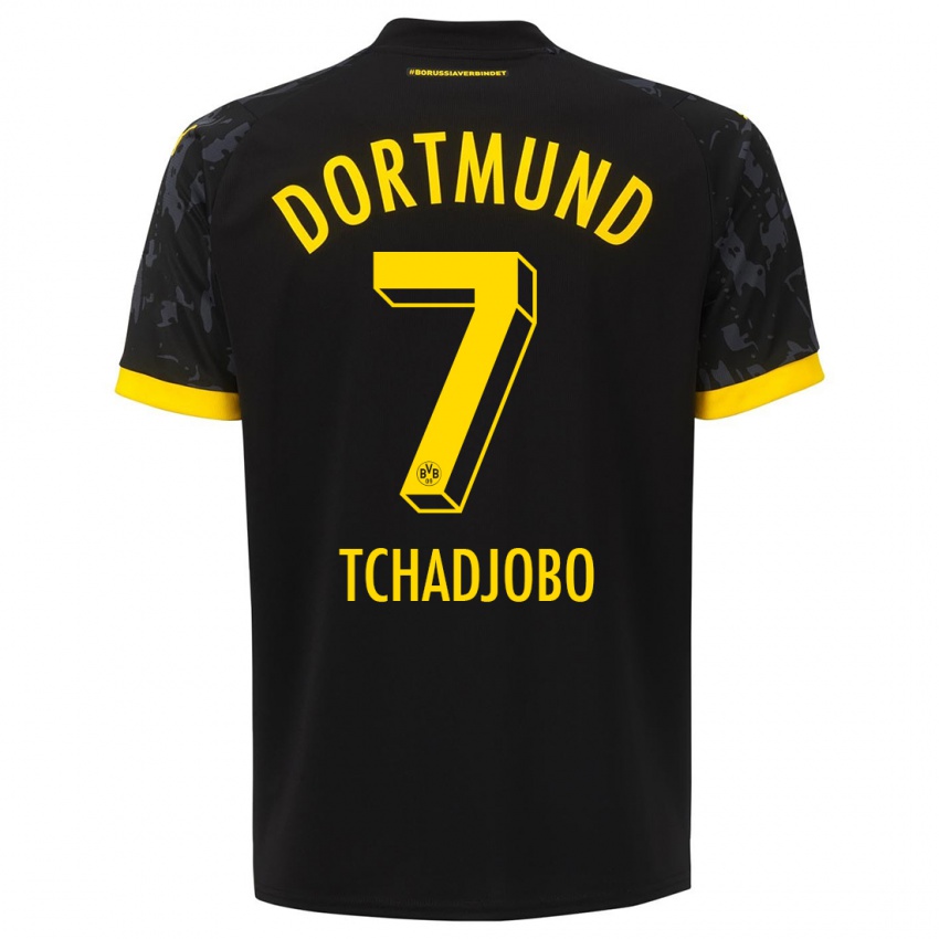 Dames Dia Tchadjobo #7 Zwart Uitshirt Uittenue 2023/24 T-Shirt