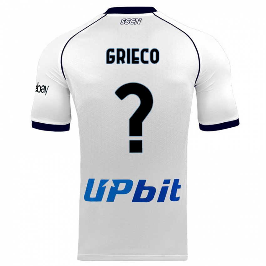 Dames Alessandro Grieco #0 Wit Uitshirt Uittenue 2023/24 T-Shirt