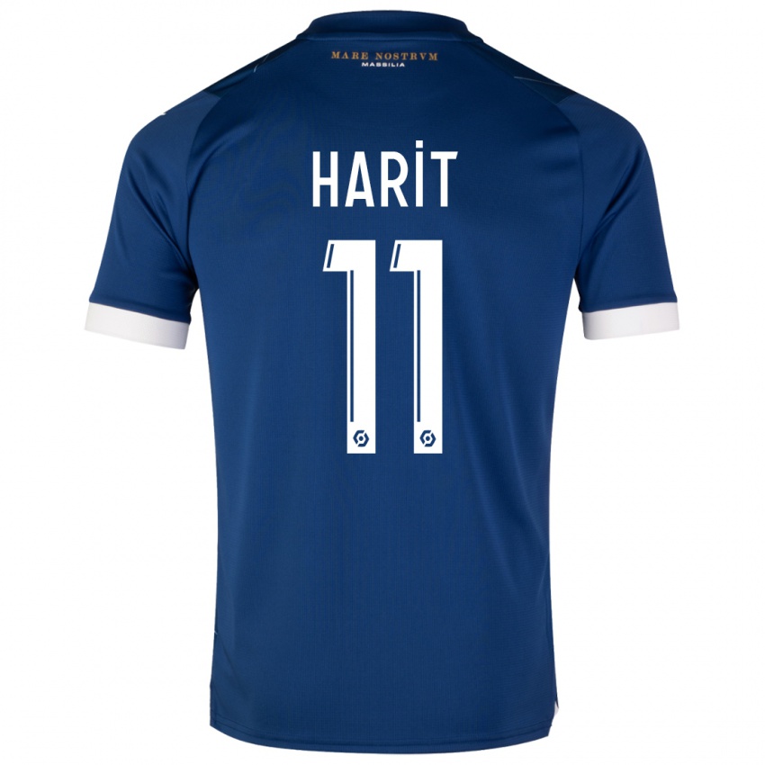 Dames Amine Harit #11 Donkerblauw Uitshirt Uittenue 2023/24 T-Shirt