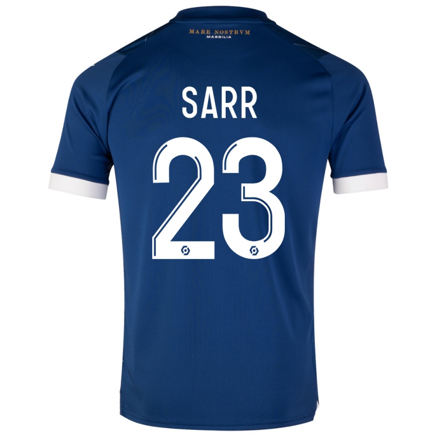 Dames Ismaila Sarr #23 Donkerblauw Uitshirt Uittenue 2023/24 T-Shirt