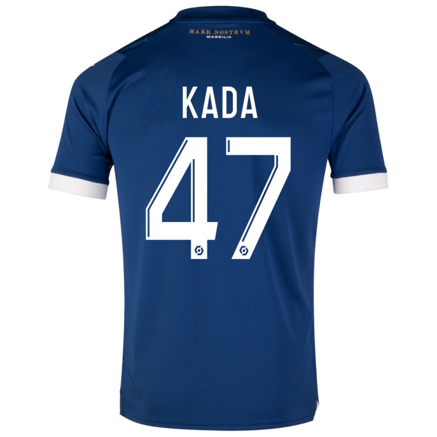 Dames Joakim Kada #47 Donkerblauw Uitshirt Uittenue 2023/24 T-Shirt