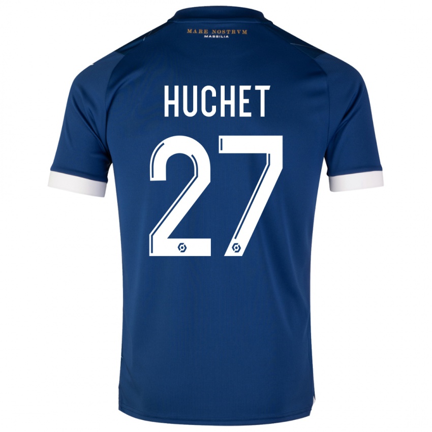 Dames Sarah Huchet #27 Donkerblauw Uitshirt Uittenue 2023/24 T-Shirt