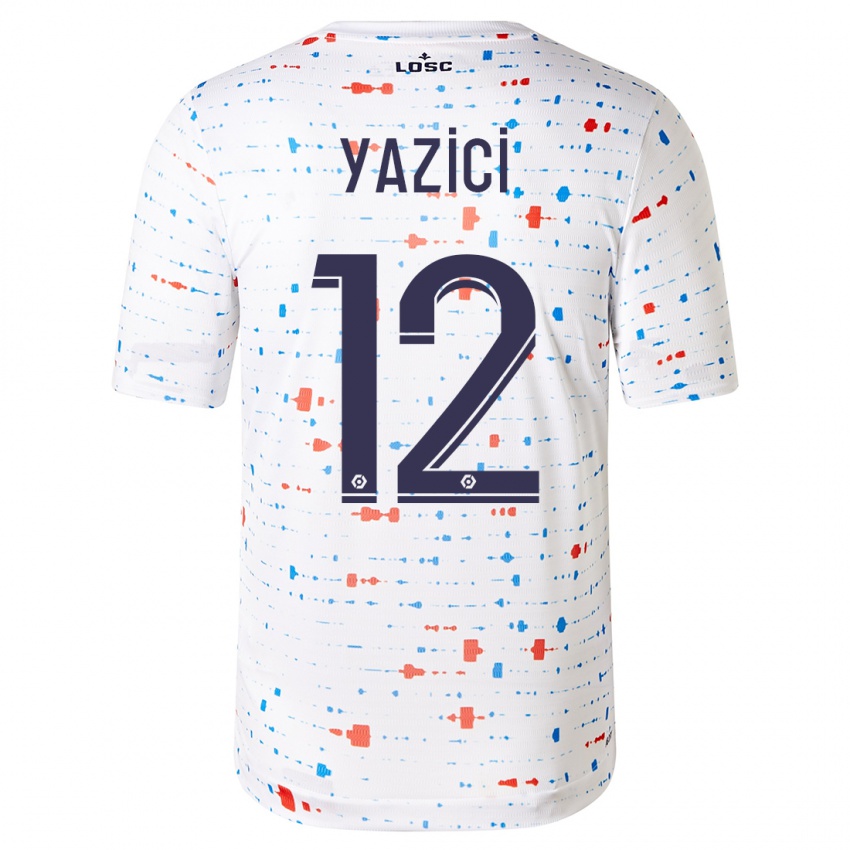 Dames Yusuf Yazici #12 Wit Uitshirt Uittenue 2023/24 T-Shirt