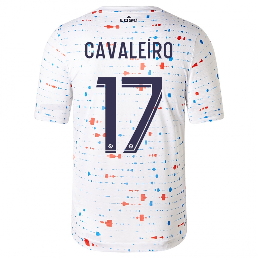 Dames Ivan Cavaleiro #17 Wit Uitshirt Uittenue 2023/24 T-Shirt