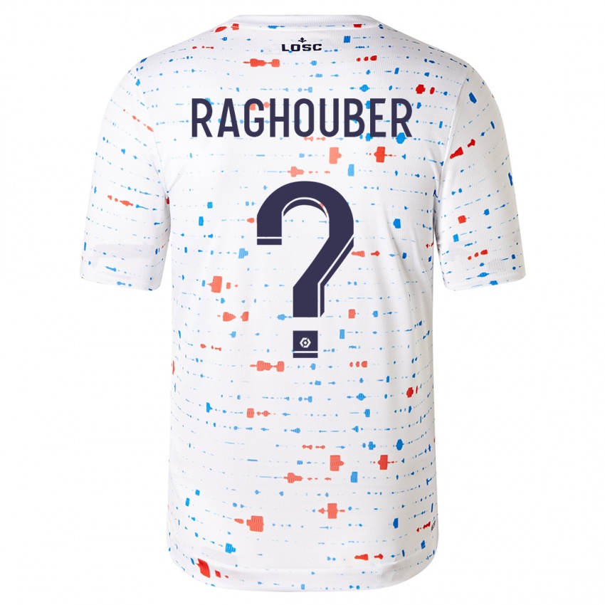 Dames Ugo Raghouber #0 Wit Uitshirt Uittenue 2023/24 T-Shirt
