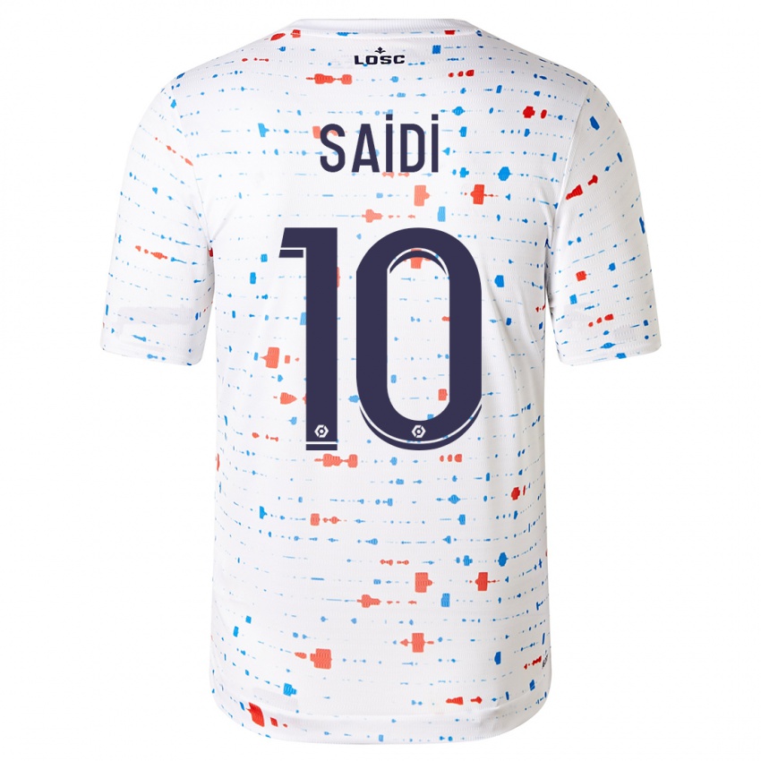 Dames Rachel Saidi #10 Wit Uitshirt Uittenue 2023/24 T-Shirt