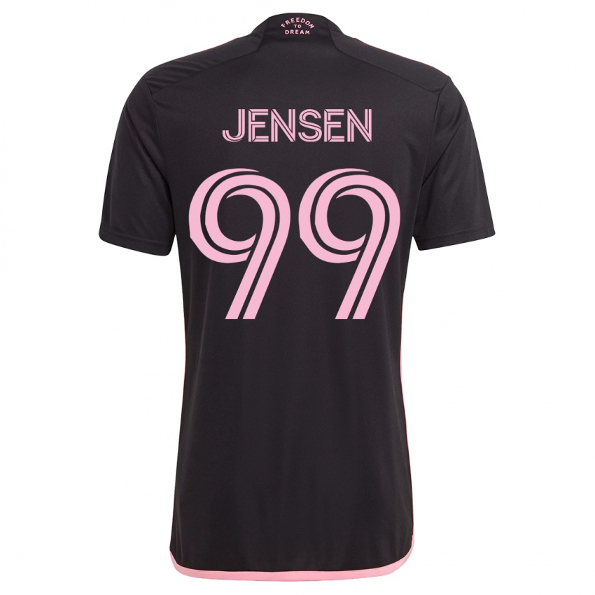 Dames Cole Jensen #99 Zwart Uitshirt Uittenue 2023/24 T-Shirt
