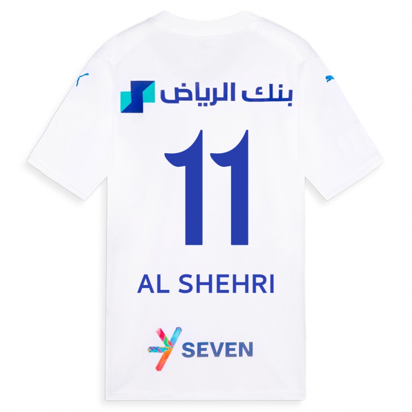 Dames Saleh Al-Shehri #11 Wit Uitshirt Uittenue 2023/24 T-Shirt