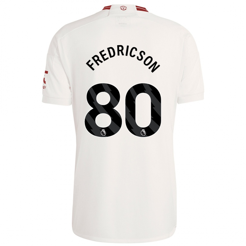 Dames Tyler Fredricson #80 Wit Thuisshirt Derde Tenue 2023/24 T-Shirt