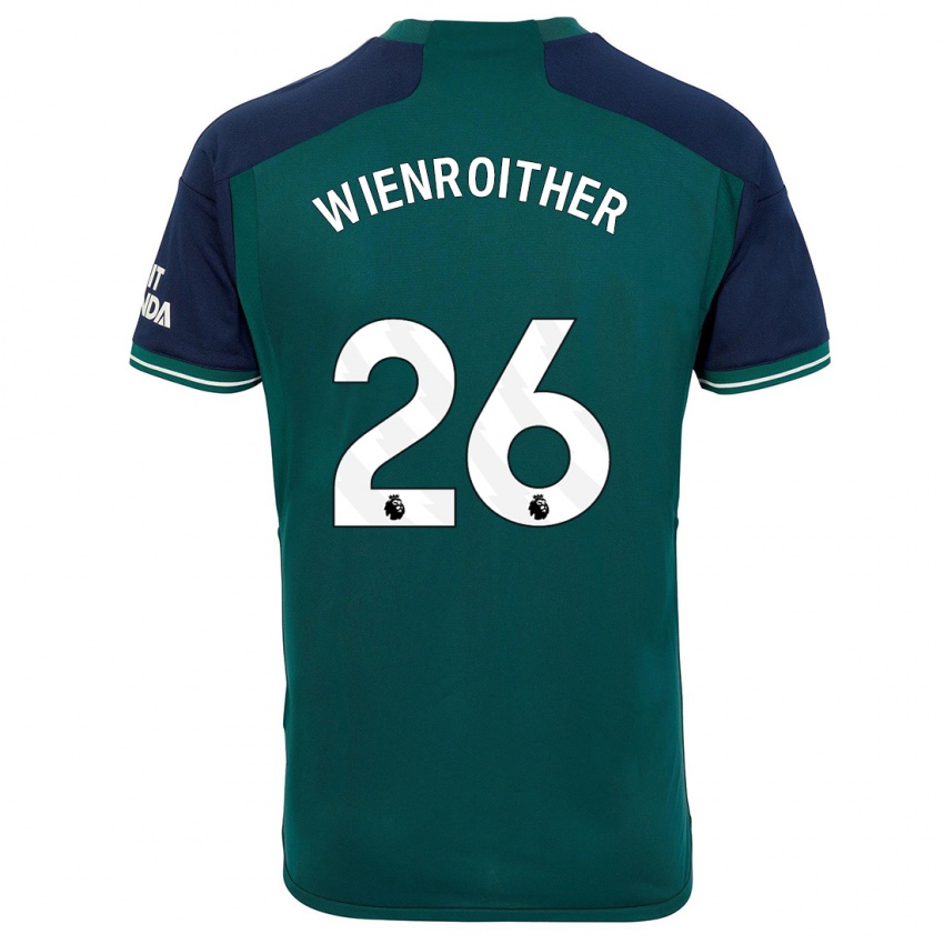 Dames Laura Wienroither #26 Groente Thuisshirt Derde Tenue 2023/24 T-Shirt