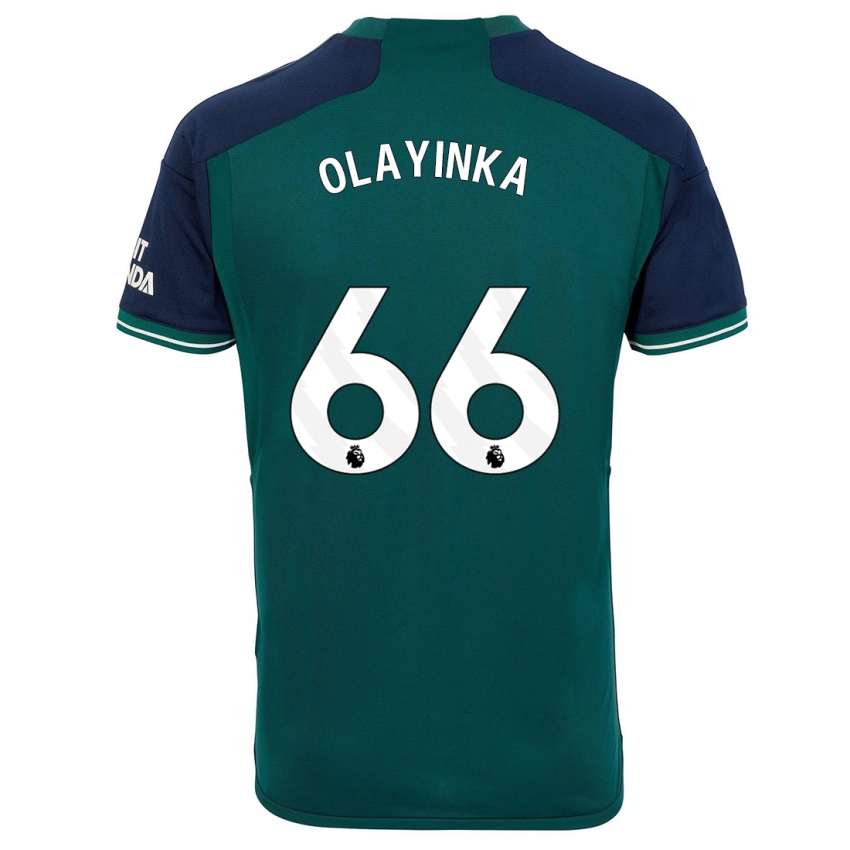 Dames James Olayinka #66 Groente Thuisshirt Derde Tenue 2023/24 T-Shirt