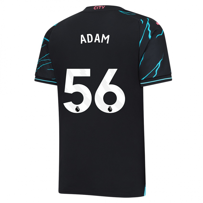 Dames Josh Adam #56 Donkerblauw Thuisshirt Derde Tenue 2023/24 T-Shirt