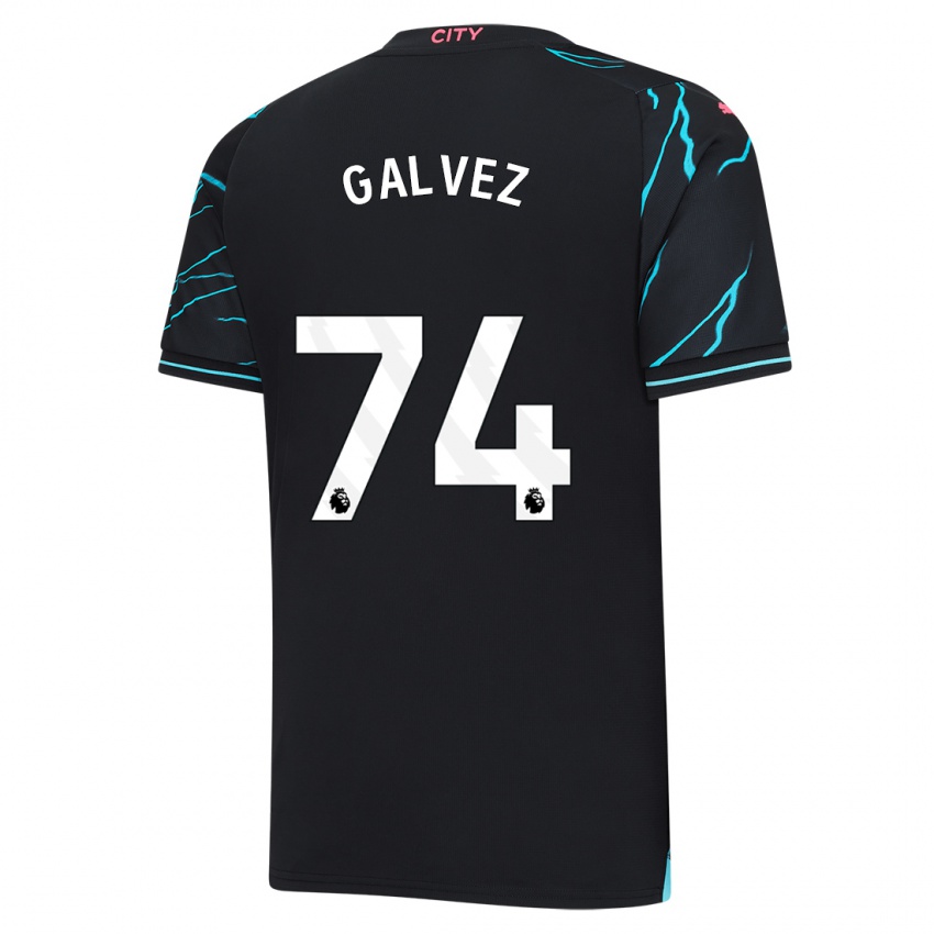 Dames Tomas Galvez #74 Donkerblauw Thuisshirt Derde Tenue 2023/24 T-Shirt