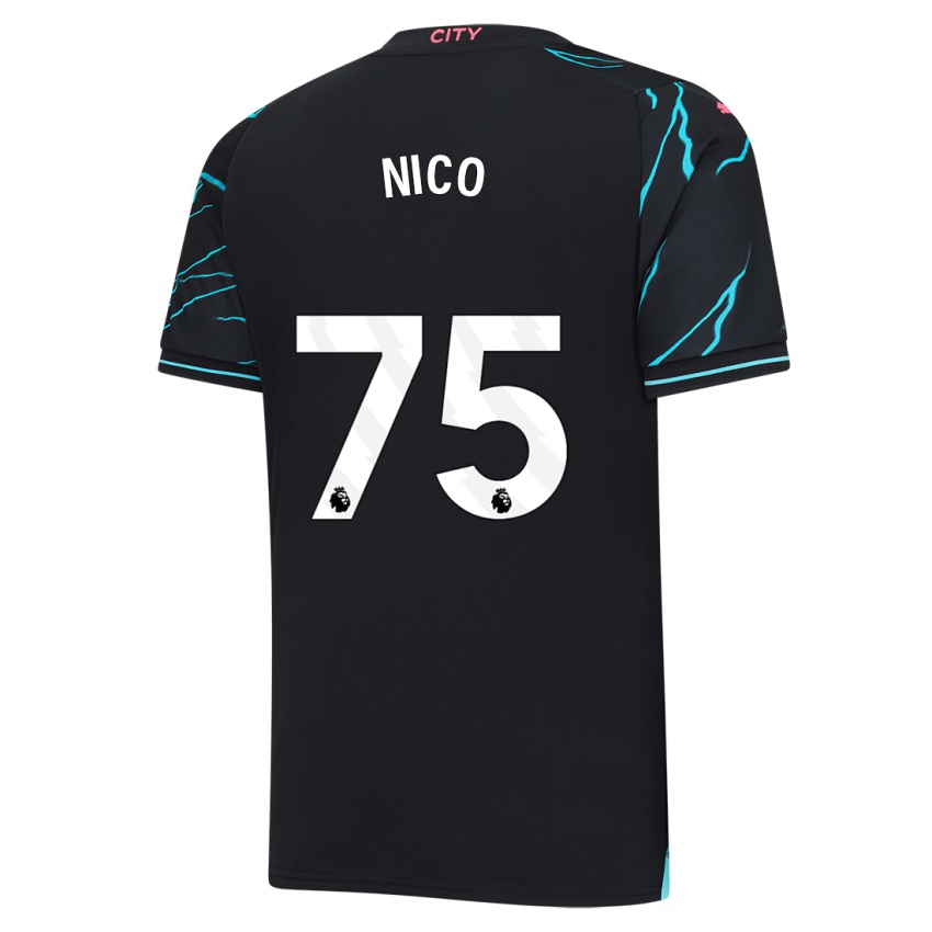 Dames Nico O'reilly #75 Donkerblauw Thuisshirt Derde Tenue 2023/24 T-Shirt