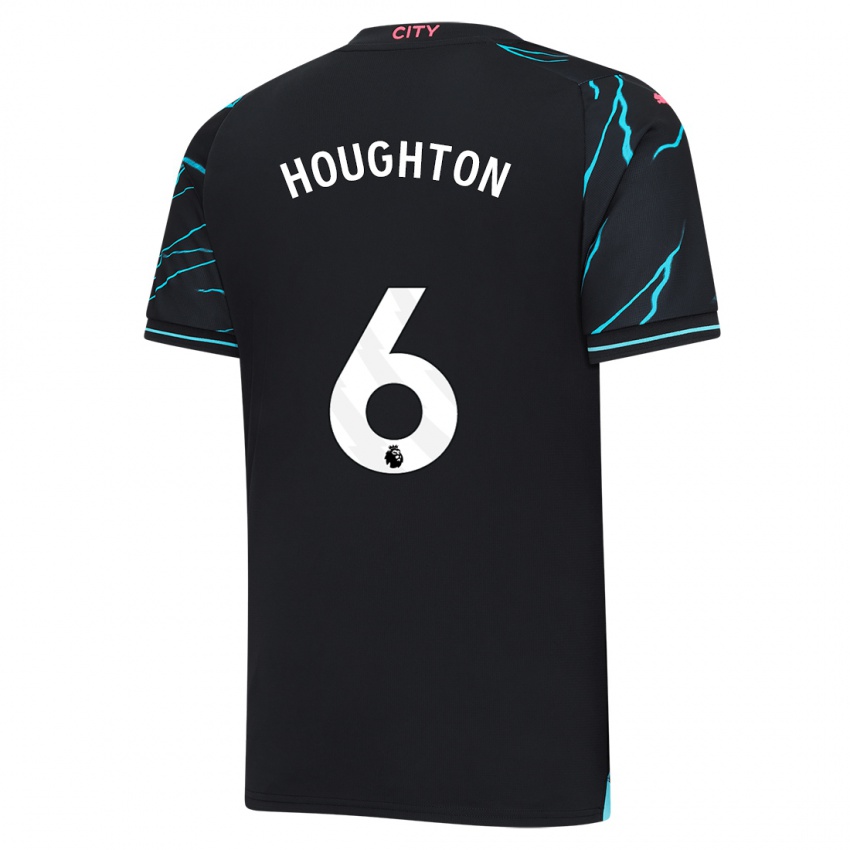 Dames Steph Houghton #6 Donkerblauw Thuisshirt Derde Tenue 2023/24 T-Shirt