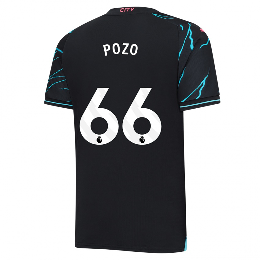 Dames Iker Pozo #66 Donkerblauw Thuisshirt Derde Tenue 2023/24 T-Shirt