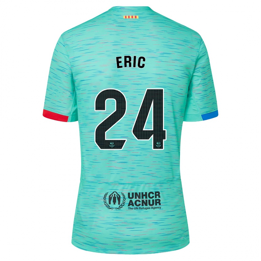 Dames Eric Garcia #24 Licht Aqua Thuisshirt Derde Tenue 2023/24 T-Shirt