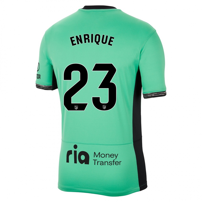 Dames Gustavo Enrique #23 Lente Groen Thuisshirt Derde Tenue 2023/24 T-Shirt