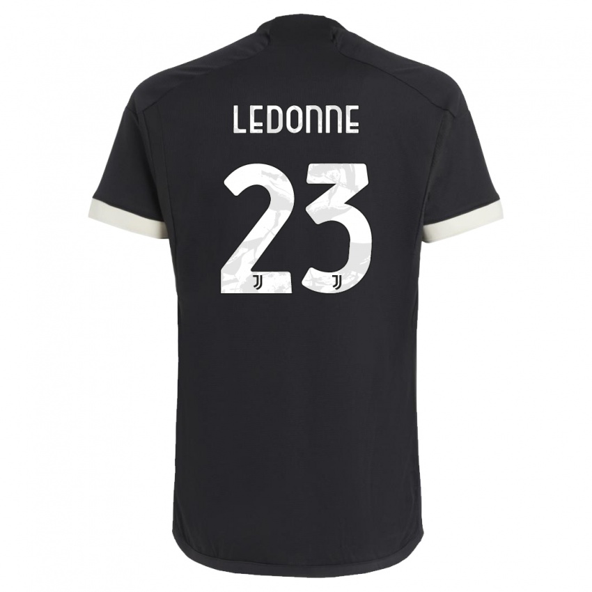 Dames Nicolo Ledonne #23 Zwart Thuisshirt Derde Tenue 2023/24 T-Shirt