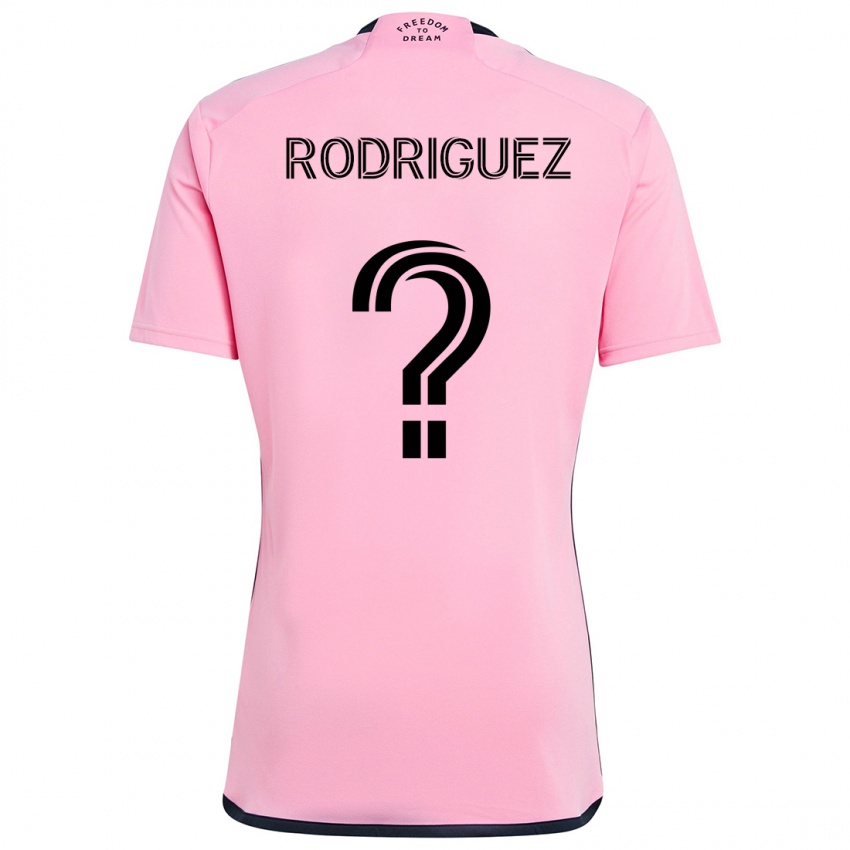 Kinderen Emerson Rodríguez #0 Roze Thuisshirt Thuistenue 2024/25 T-Shirt