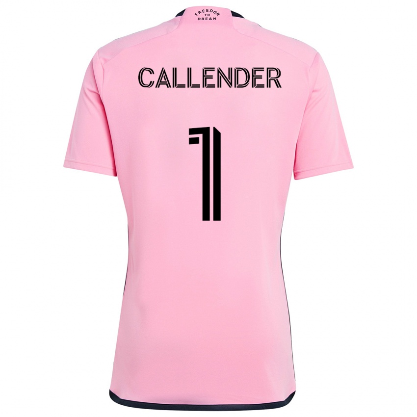 Kinderen Drake Callender #1 Roze Thuisshirt Thuistenue 2024/25 T-Shirt