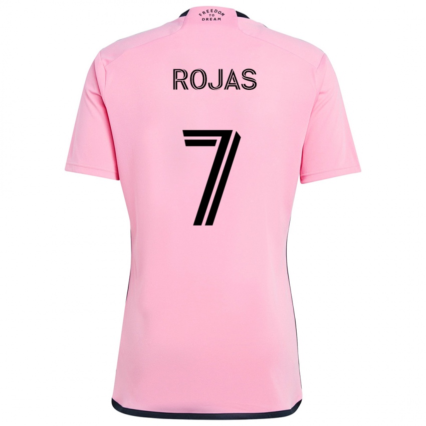 Kinderen Matías Rojas #7 Roze Thuisshirt Thuistenue 2024/25 T-Shirt