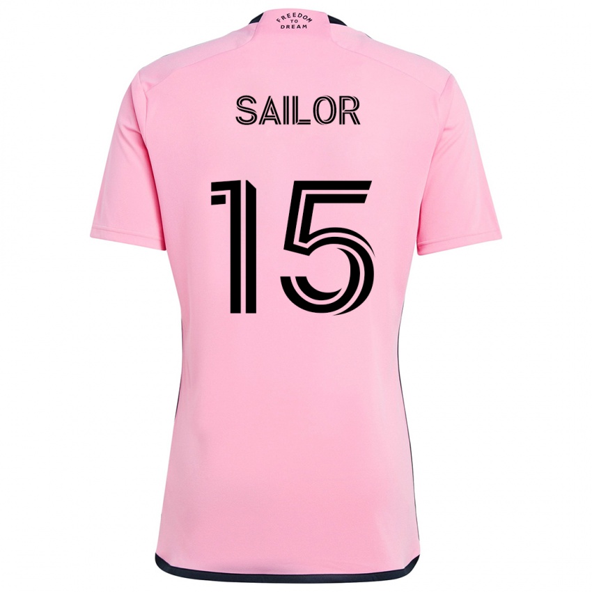 Kinderen Ryan Sailor #15 Roze Thuisshirt Thuistenue 2024/25 T-Shirt