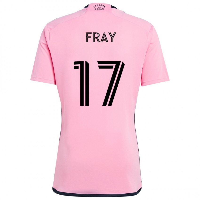 Kinderen Ian Fray #17 Roze Thuisshirt Thuistenue 2024/25 T-Shirt