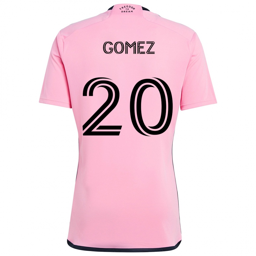 Kinderen Diego Gómez #20 Roze Thuisshirt Thuistenue 2024/25 T-Shirt