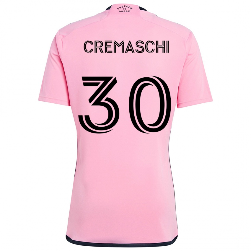 Kinderen Benja Cremaschi #30 Roze Thuisshirt Thuistenue 2024/25 T-Shirt