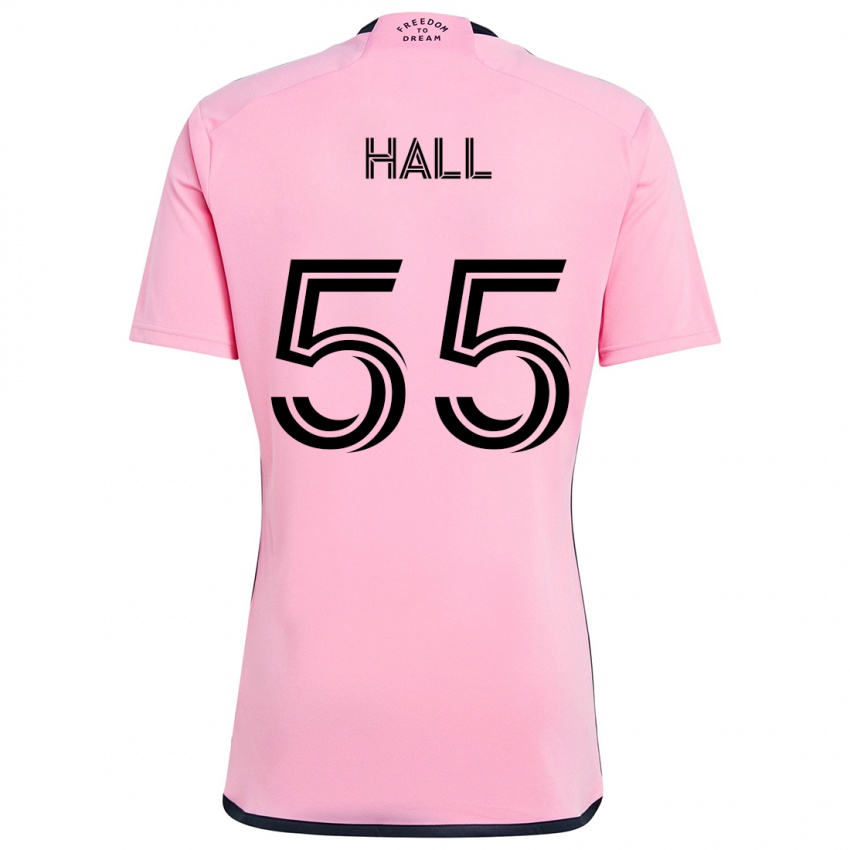 Kinderen Tyler Hall #55 Roze Thuisshirt Thuistenue 2024/25 T-Shirt