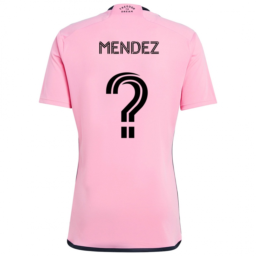 Kinderen Dylan Mendez #0 Roze Thuisshirt Thuistenue 2024/25 T-Shirt