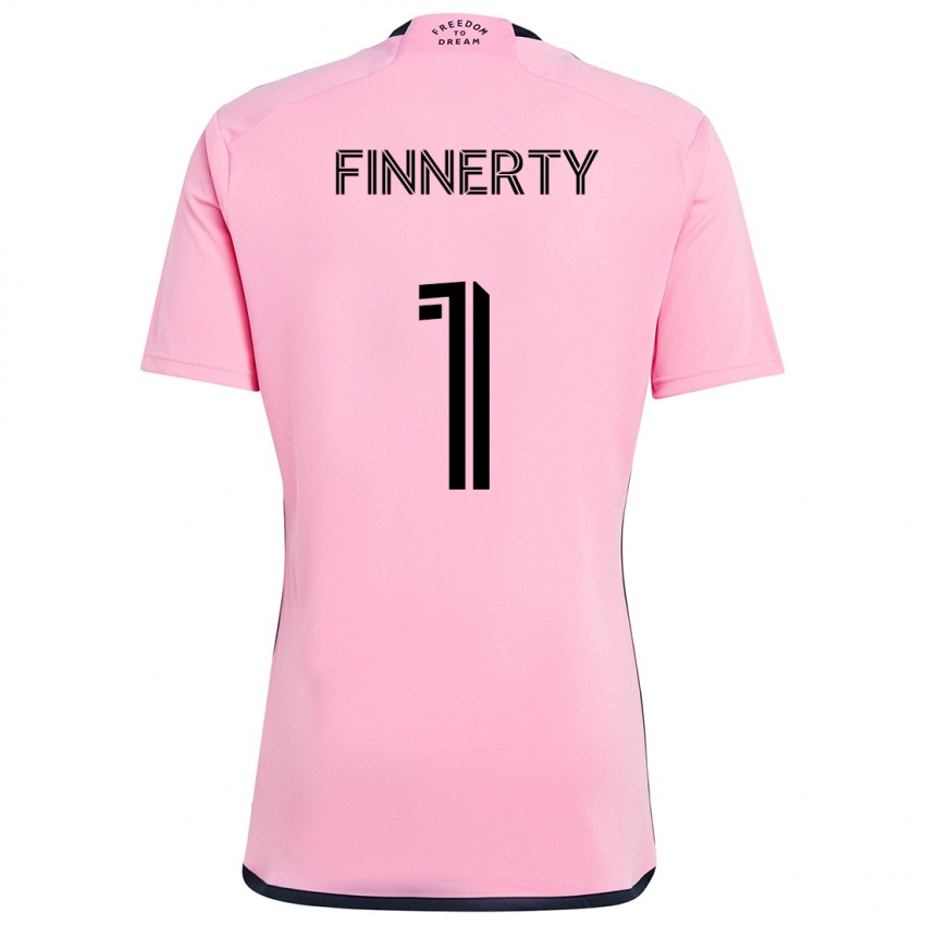 Kinderen Owen Finnerty #1 Roze Thuisshirt Thuistenue 2024/25 T-Shirt