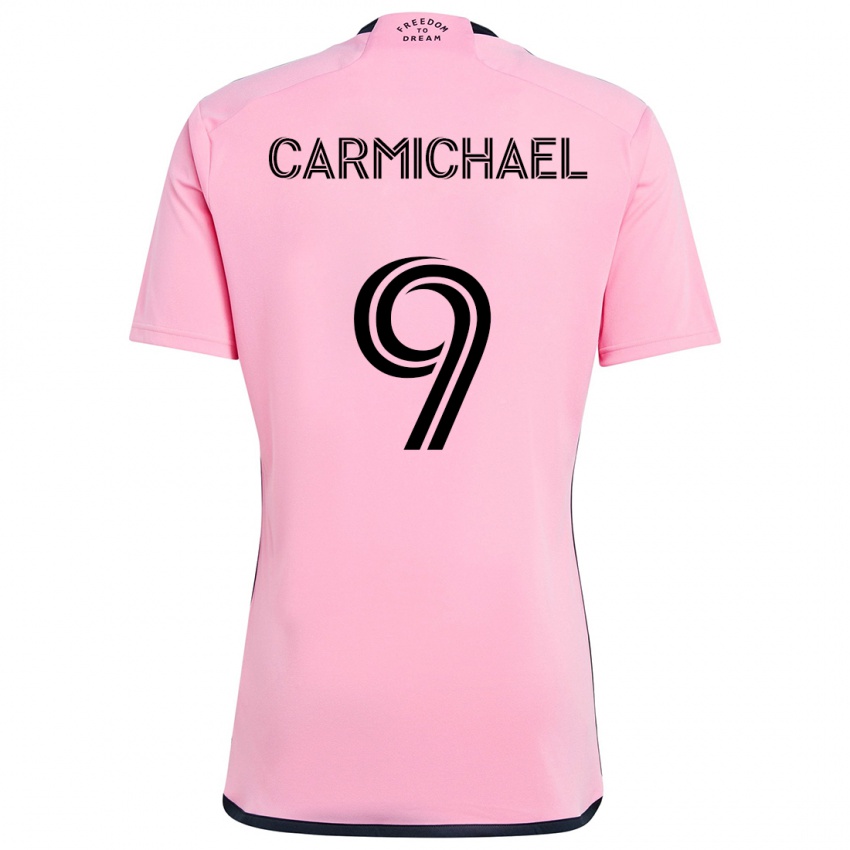 Kinderen Ryan Carmichael #9 Roze Thuisshirt Thuistenue 2024/25 T-Shirt