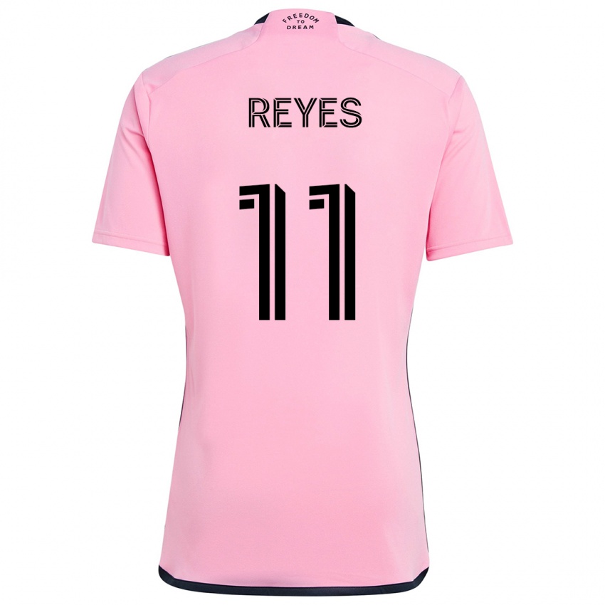 Kinderen Dairon Reyes #11 Roze Thuisshirt Thuistenue 2024/25 T-Shirt