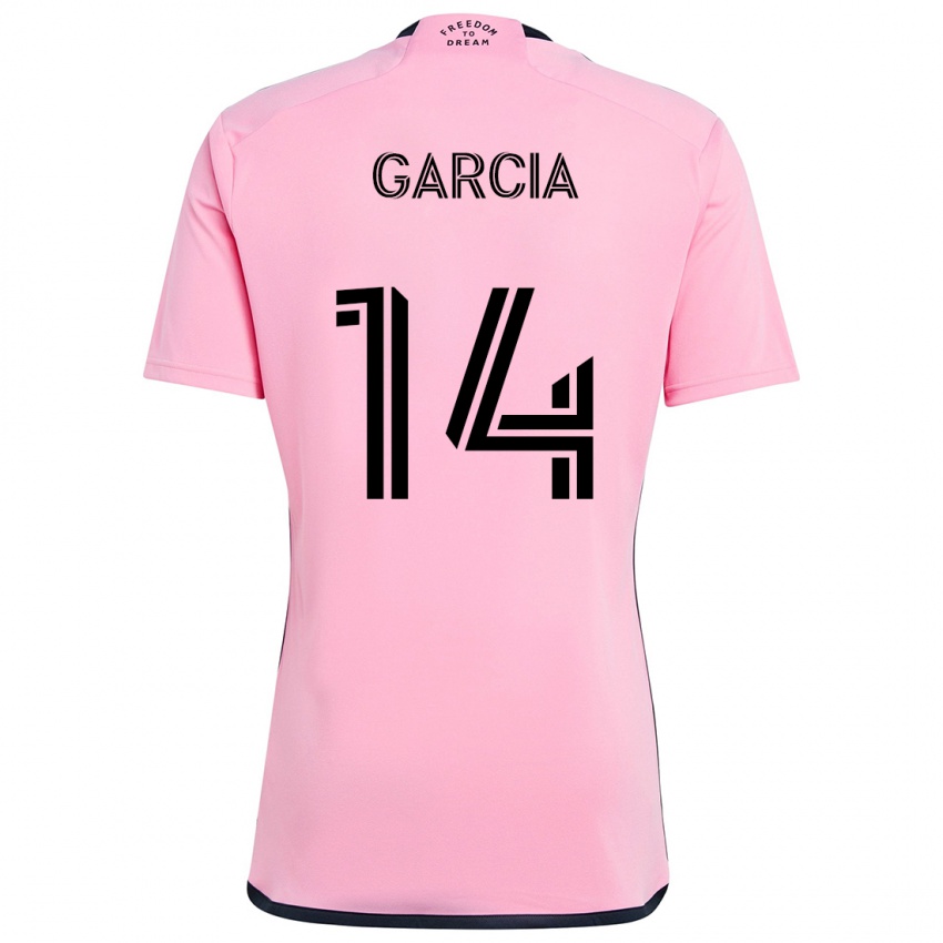 Kinderen Santiago Garcia #14 Roze Thuisshirt Thuistenue 2024/25 T-Shirt