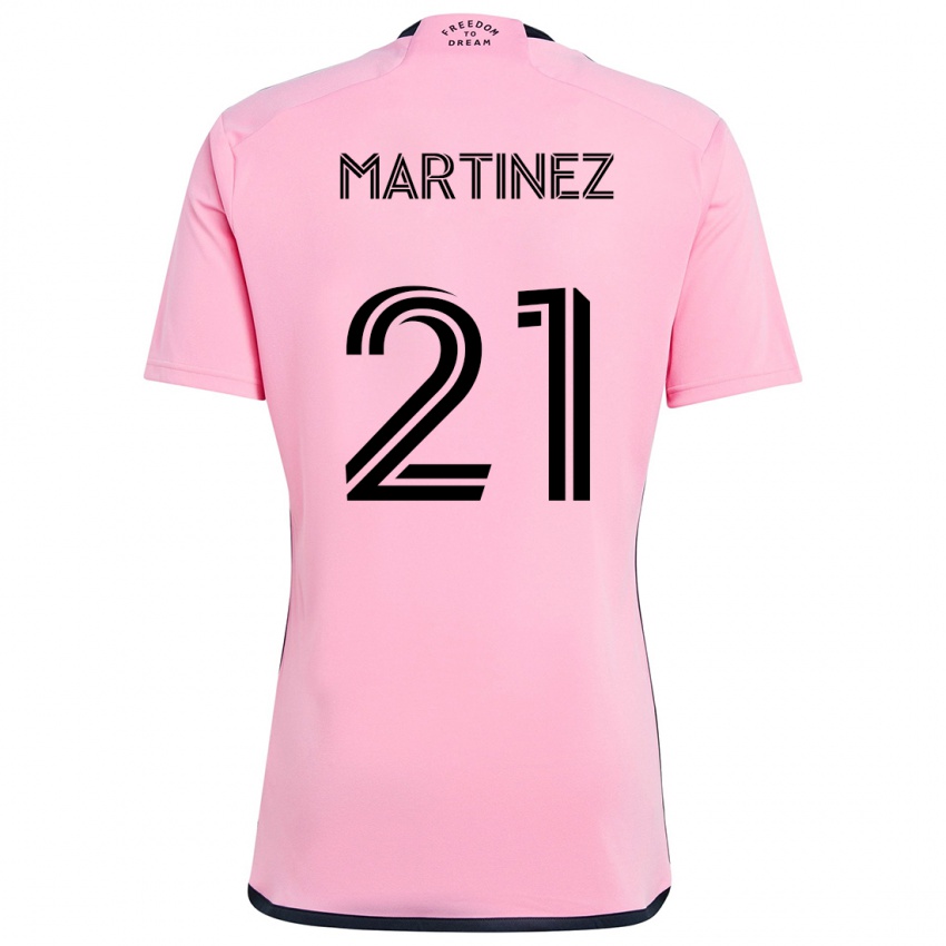 Kinderen Derrek Martinez #21 Roze Thuisshirt Thuistenue 2024/25 T-Shirt