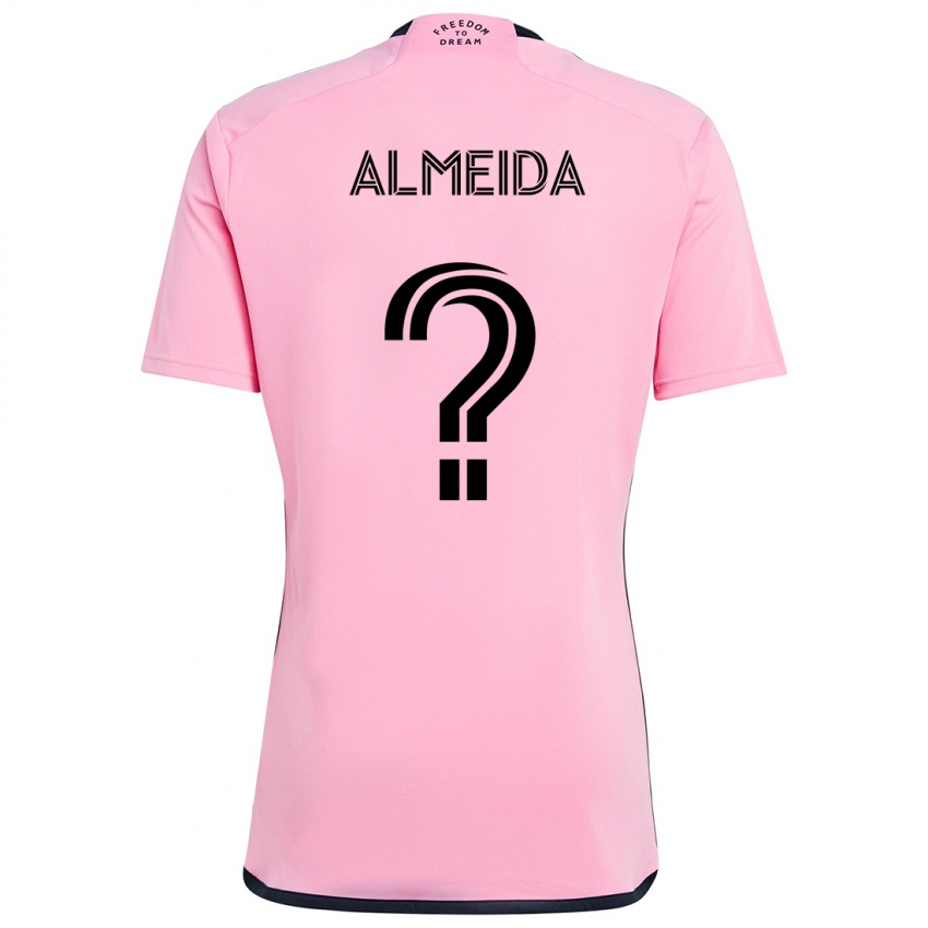 Kinderen Nicholas Almeida #0 Roze Thuisshirt Thuistenue 2024/25 T-Shirt