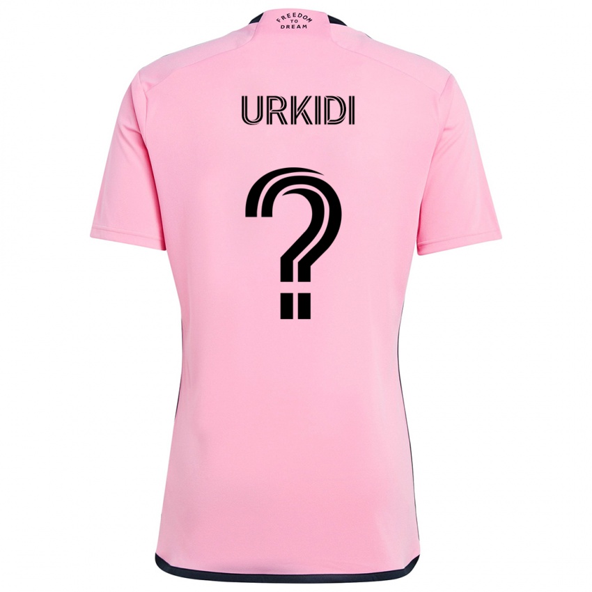 Kinderen Ian Urkidi #0 Roze Thuisshirt Thuistenue 2024/25 T-Shirt