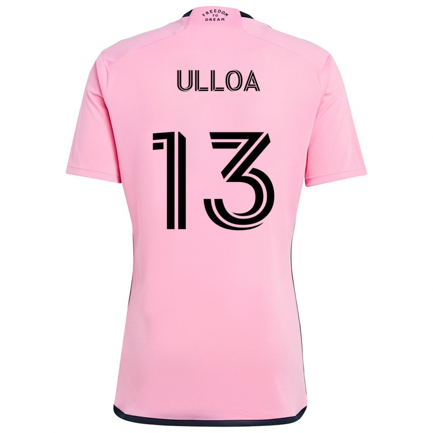 Kinderen Víctor Ulloa #13 Roze Thuisshirt Thuistenue 2024/25 T-Shirt