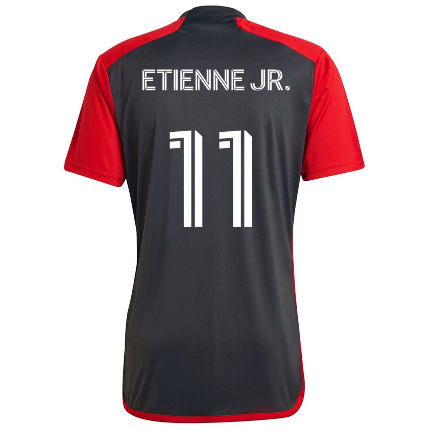 Kinderen Derrick Etienne Jr. #11 Grijs Rood Thuisshirt Thuistenue 2024/25 T-Shirt