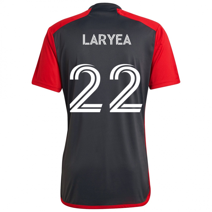 Kinderen Richie Laryea #22 Grijs Rood Thuisshirt Thuistenue 2024/25 T-Shirt