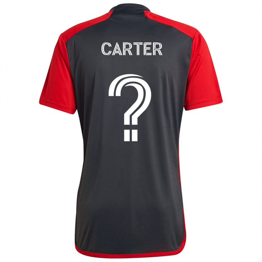 Kinderen Ajahni Carter #0 Grijs Rood Thuisshirt Thuistenue 2024/25 T-Shirt