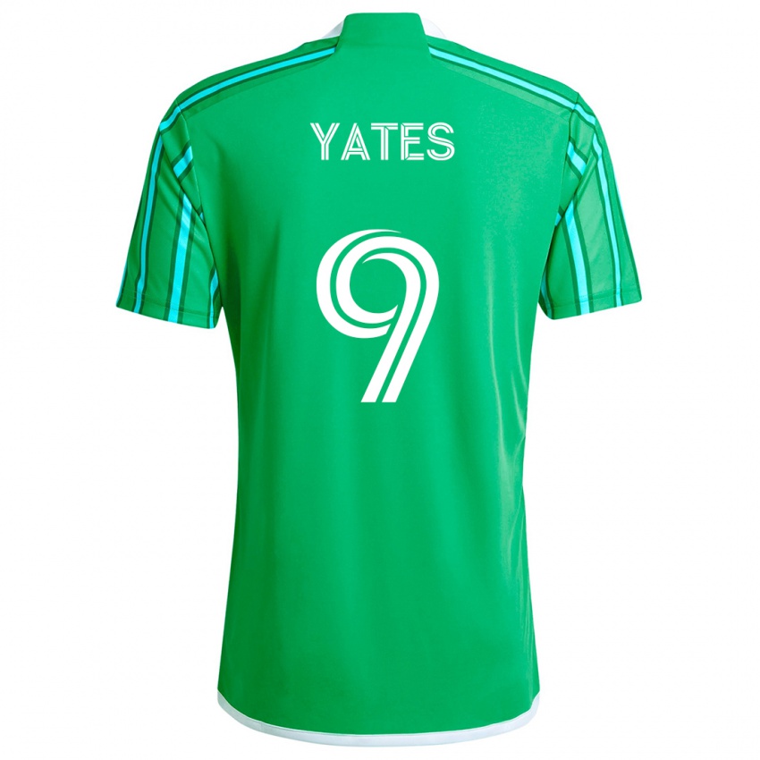 Kinderen Summer Yates #9 Groen Wit Thuisshirt Thuistenue 2024/25 T-Shirt