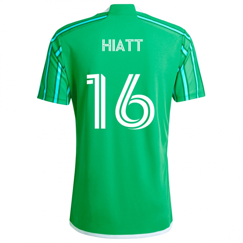 Kinderen Samantha Hiatt #16 Groen Wit Thuisshirt Thuistenue 2024/25 T-Shirt