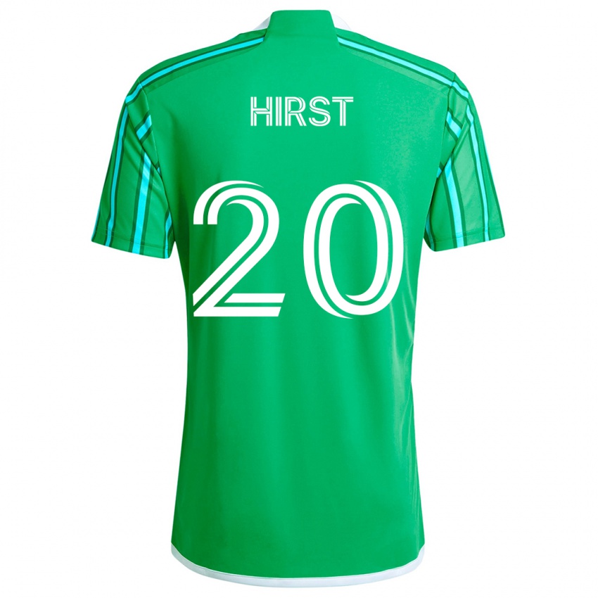 Kinderen Sophie Hirst #20 Groen Wit Thuisshirt Thuistenue 2024/25 T-Shirt