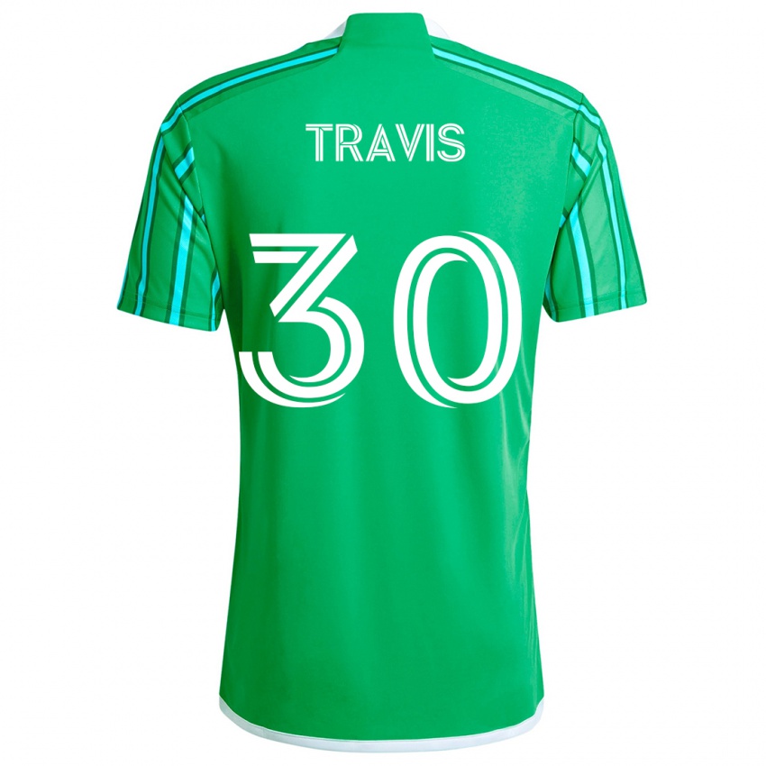 Kinderen Riley Travis #30 Groen Wit Thuisshirt Thuistenue 2024/25 T-Shirt